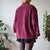 Plum cord jacket L