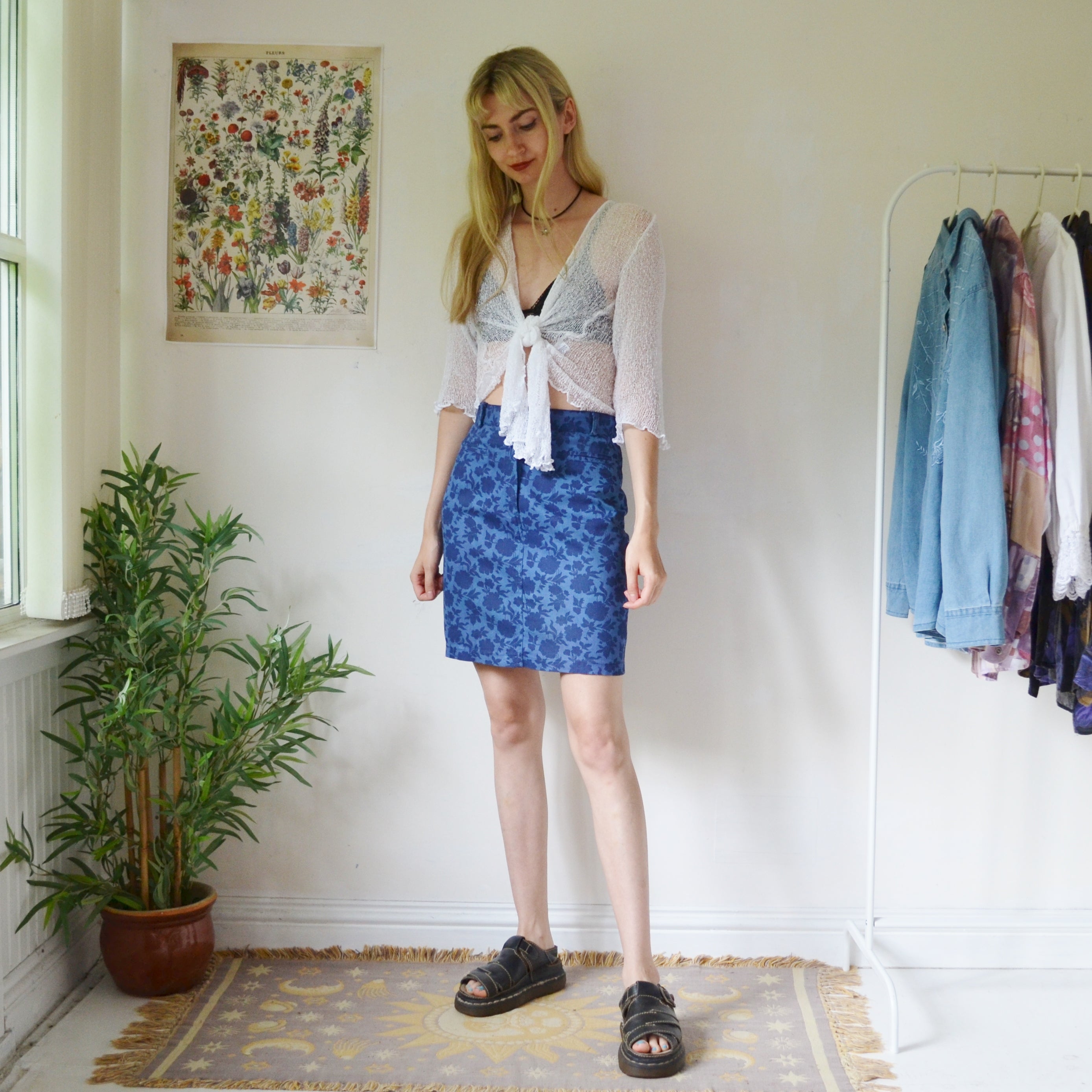 Floral sale skirt uk